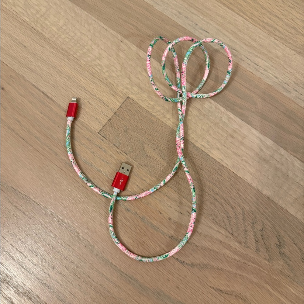 Lilly Pulitzer Floral USB Charging Cable